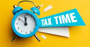 PTS Tax Time Update - Clock saying that it is Tax Time
